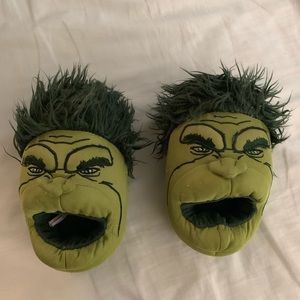 Hulk slippers size 9/10